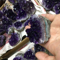 100g To 300g Natural Raw Material Amethyst Handicraft Ornaments