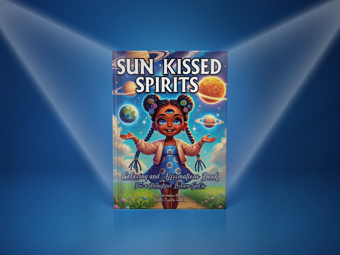 Cover of "Sun Kissed Spirits," showcasing a bright, enchanting design that reflects themes of warmth and spirituality.