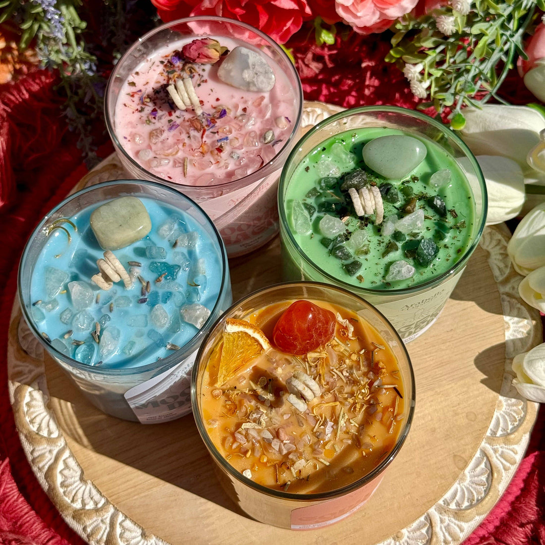 Moonlit Dew Spring Collection - Candle, Body Oil & Spray: Home & Body Spray