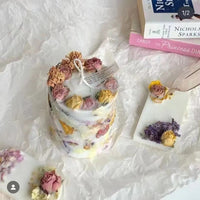 Dried Flower Rose Fragrance Candle