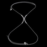Fashion Evil Eye Chest Bracket Bra Chain Rhinestone Lingerie for Women Festival Dress Crystal Body Chain Bikini Harness Jewelry