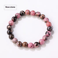 8mm Natural Crystal Stone Beads Bracelet