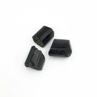 Black Tourmaline Raw Ore Ornaments Stone Teaching Specimen Gem Bare