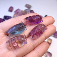 Natural Fluorite Raw Stone Pendant Accessories