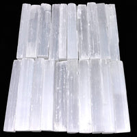 Selenite Crystal Wands\2 Pack Selenite Sticks for Healing, Reiki, & Metaphysical Energy Drawing