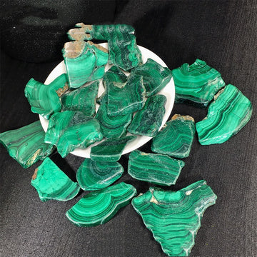 Malachite Section Of Raw Stone Specimen