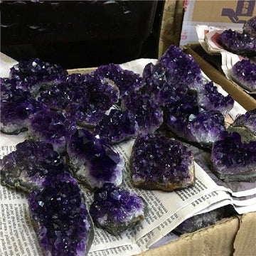 100g To 300g Natural Raw Material Amethyst Handicraft Ornaments