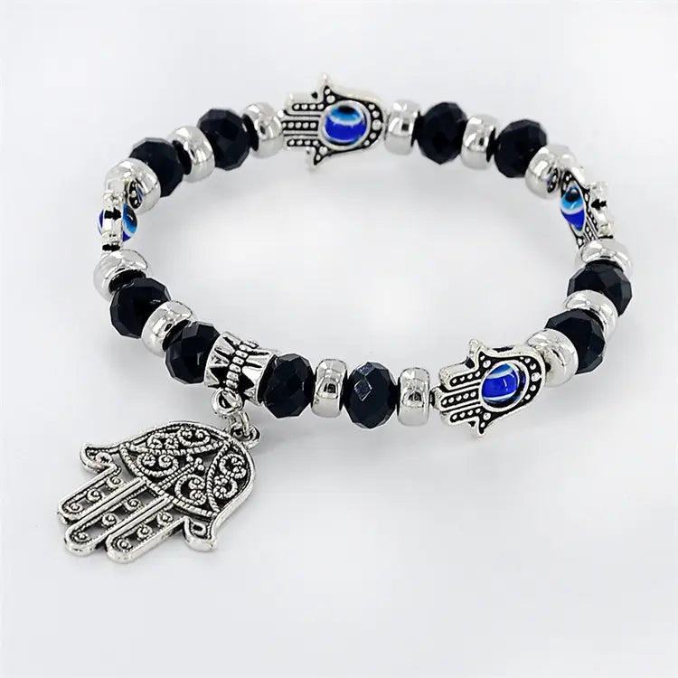 Evil Eyes Bracelet Beads Charms Link Chain Bracelet